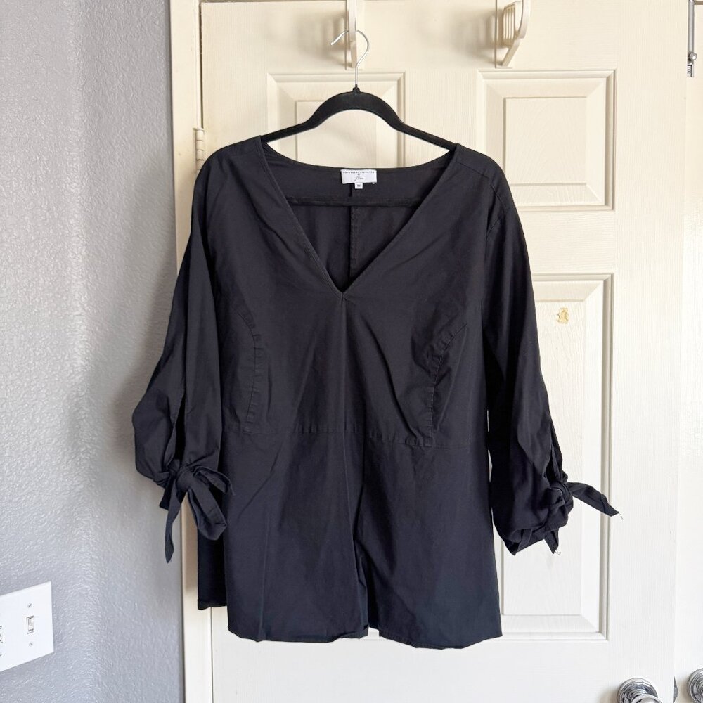 Unniversal Standard for J. Crew Black Top Size 3x